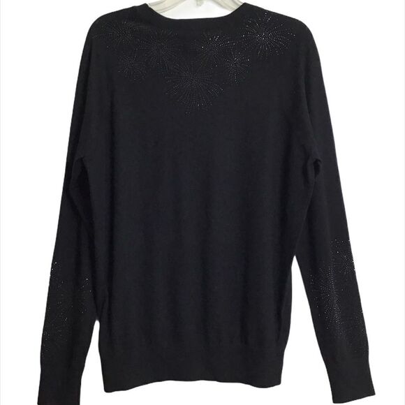 Ted Baker Crew Neck Sweater Amyrlis Stardust Neutral Knit New Size 4 (Large) - Picture 5 of 16